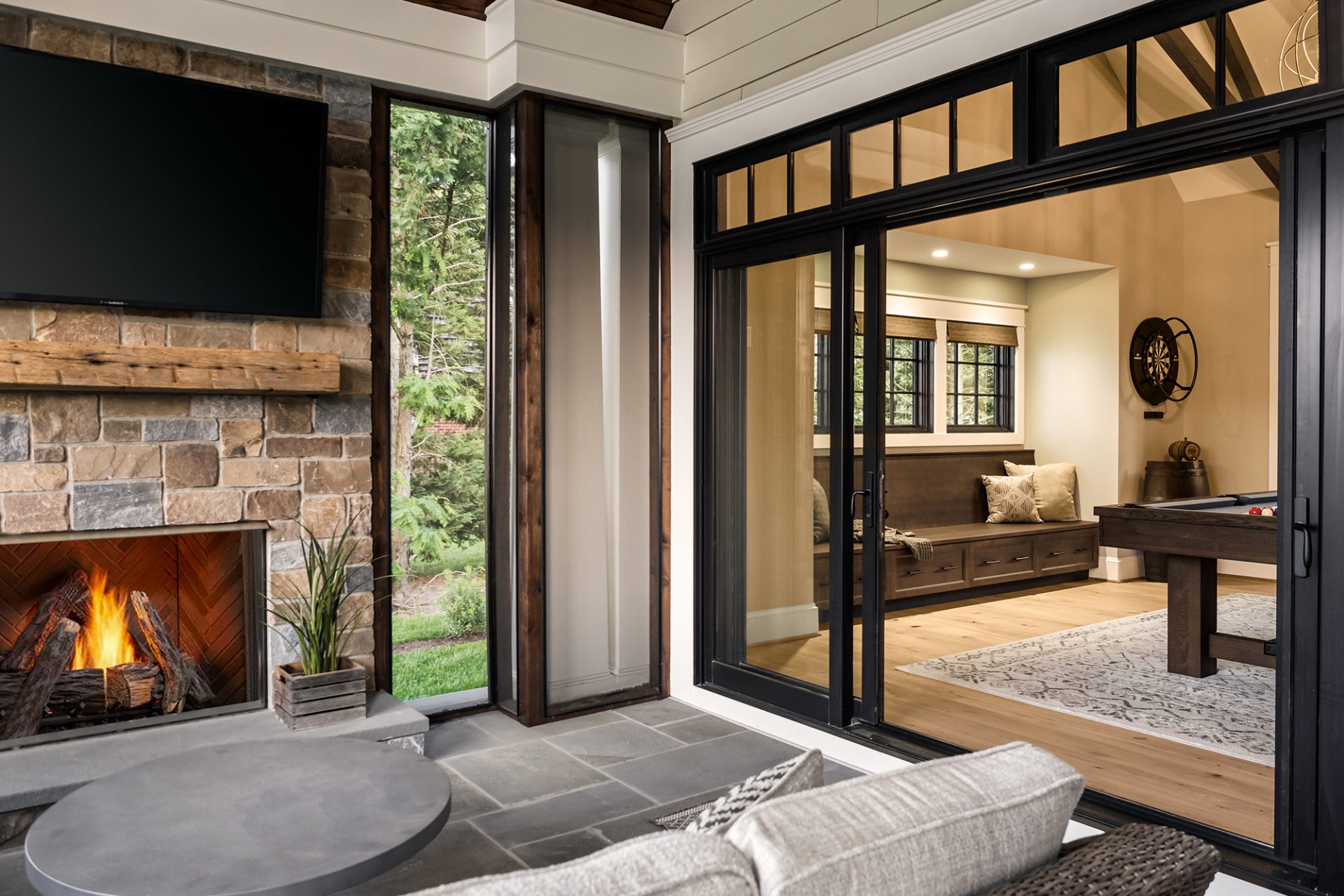 Sliding patio