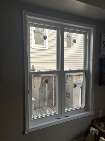 Window replacement, white frames in Whitby, Ontario by Optima Windows and Doors (photo 3), photo from Janet Smith's 5-star Google review