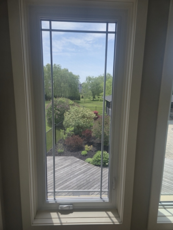 Window replacement, custom colour frames in Solina, Ontario by Optima Windows and Doors, photo from Sharon Williams's 5-star Google review